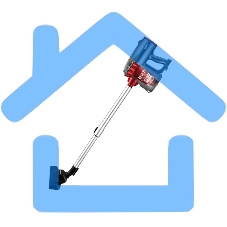 Пылесос вертикальный Centek CT-2561 красный/черный, питание от сети, 150 Вт, уборка сухая, пылесборник 0.5 л