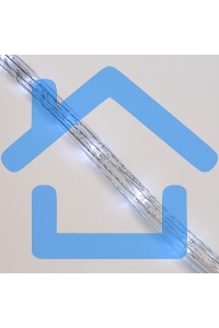 Дюралайт Neon-night LED, свечение с динамикой (3W) - белый Эконом 24 LED/м, бухта 100м