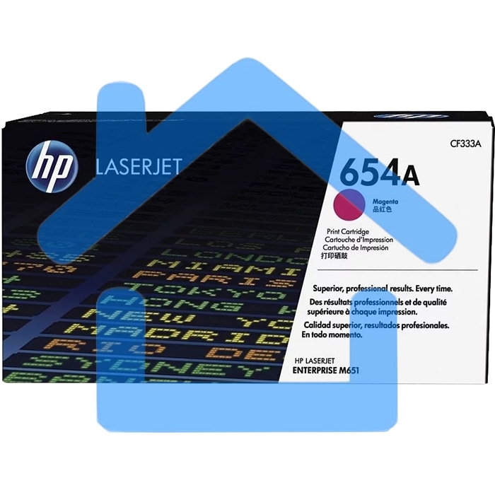 Тонер Картридж HP 654A CF333A пурпурный для HP CLJ Ent M651n/M651dn/M651xh/M680dn/M680f (15000стр.)