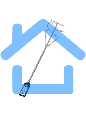 Насадка-миксер 120х450 мм шестигранный хвостовик Kranz