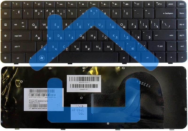 Клавиатура для ноутбука HP Compaq Presario CQ62 CQ56 G62 G56 черная