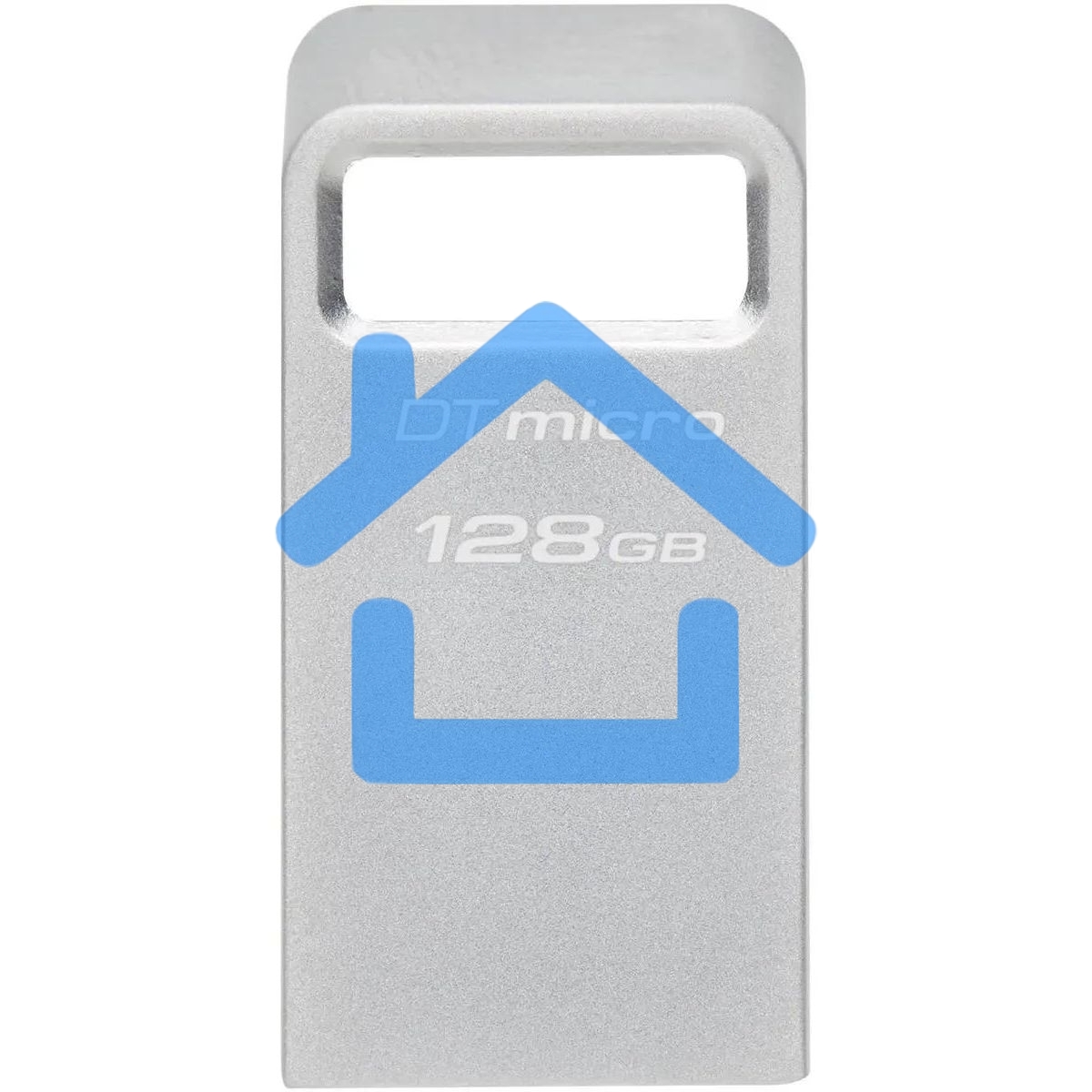 Флешка USB R/W Kingston 128Gb DataTraveler Micro DTMC3G2/128Gb USB3.0 серебристый