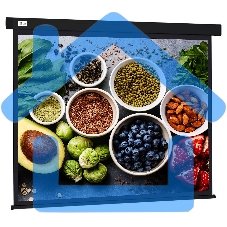 Экран Cactus 187x332см Wallscreen CS-PSW-187X332-BK 16:9 настенно-потолочный рулонный черный