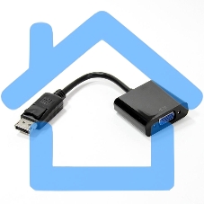 Кабель-переходник DP --> VGA-F 0,2m, Telecom (TA522)