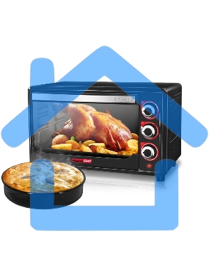 Жарочный шкаф Centek CT-1530-36 черный