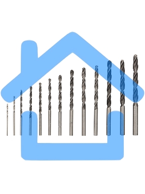 Набор сверл по металлу (HSS) диаметр 1.5-6.5 мм (13 шт.) Kranz