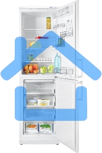 Холодильник Atlant XM-4025-000 белый двухкамерный 225/139л морозилка снизу