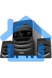 Микросистема Hyundai H-MS1404 черный 30Вт FM USB BT SD