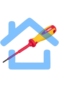 Отвертка Matrix Insulated, SL3,0 x 80 мм, CrMo, до 1000 В, двухкомп. рукоятка