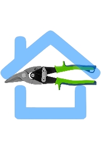 Ножницы по металлу, 250 мм, правый рез, сталь С55,двухкомпонентные рукоятки СИБРТЕХ