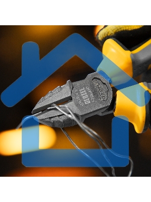 Бокорезы 145 мм, трехкомпонентные рукоятки Denzel