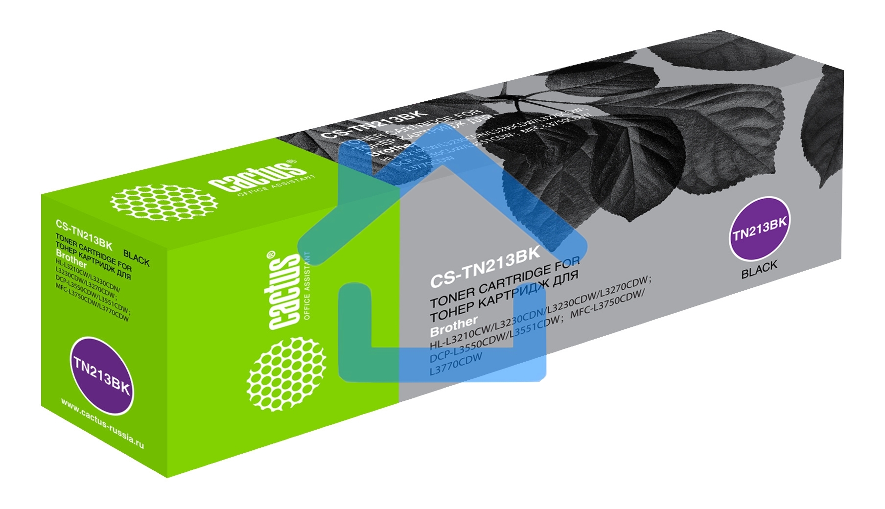 Картридж лазерный Cactus CS-TN213BK черный (1400стр.) для Brother HL 3230/DCP3550/MFC3770