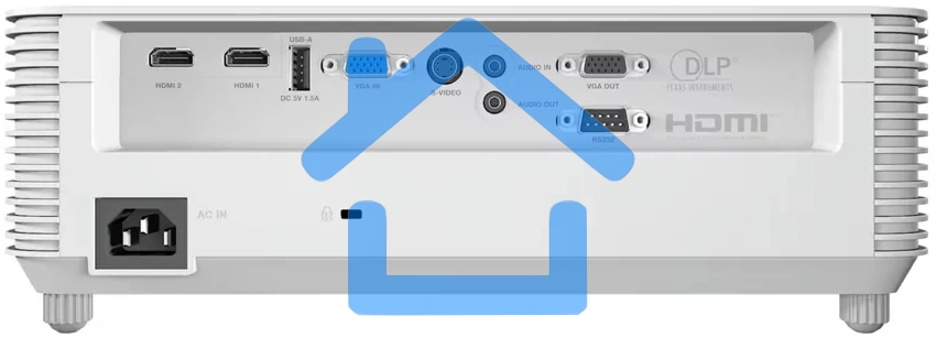 Проектор INFOCUS IN0022SL DLP, 4000 lm, SVGA, 30 000:1, 1.942.16:1, 2xHDMI 1.4, VGA in/out, S-Video, 3.5mm in/out, USB-A, RS-232, лампа 15 000ч.(ECO mode), 10W, 27дБ, 2,6 кг, БЕЛЫЙ
