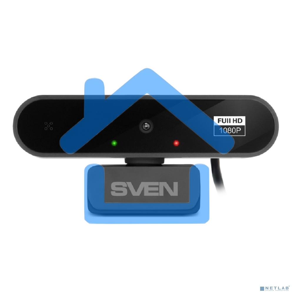 Веб-камера SVEN IC-965 HD (2 МП, 30 к/с, Full HD, SoftTouch, блист)