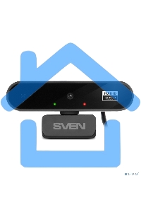 Веб-камера SVEN IC-965 HD (2 МП, 30 к/с, Full HD, SoftTouch, блист)