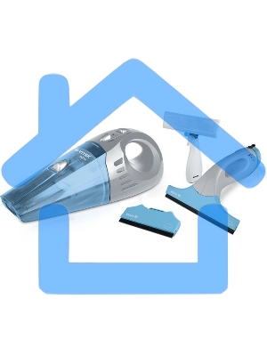 Пылесос ручной Vitek VT-1811 B голубой, 60 Вт, уборка сухая, пылесборник контейнер 0.5 л