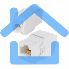 Модуль Rexant Keystone Jack RJ-45(8P8C), UTP неэкранированный, кат.5e, тип 90 градусов, самозажимной, белый