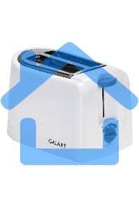Тостер Galaxy GL 2906, белый, пластик, 850 Вт