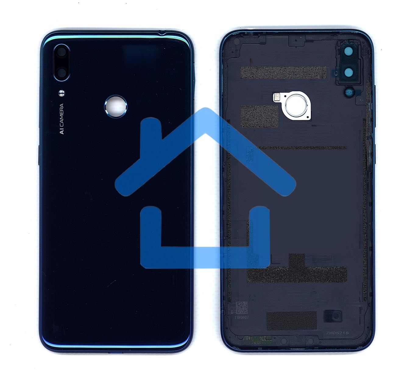 Задняя крышка для Huawei Y7 2019 синяя
