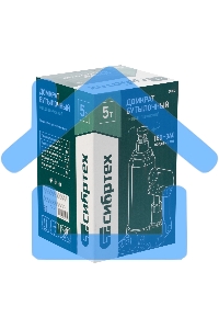 Домкрат гидравлический Сибртех бутылочный, 5т, 180-340мм