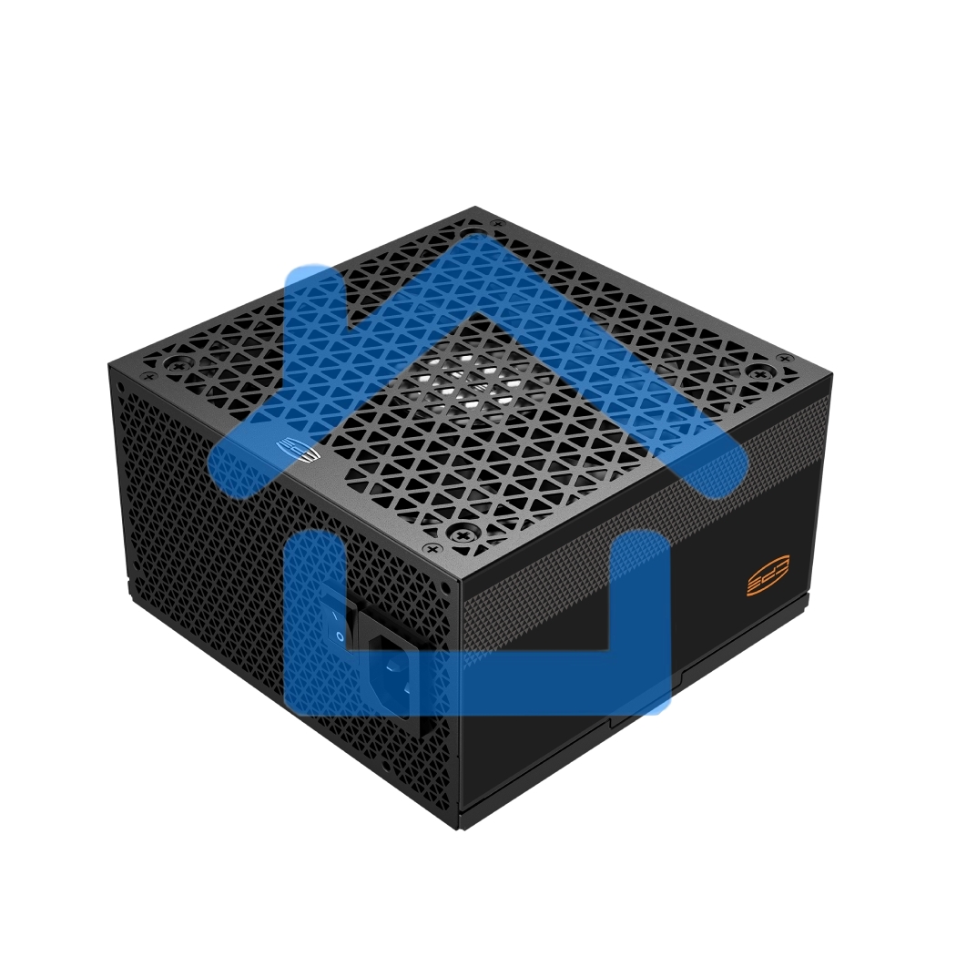 Блок питания PCCOOLER, 850W 80 PLUS Bronze, (ATX, ATX 3.1, PCIe 5.1 450W, Non-modular, 1x24(20+4)pin 550мм, 2xCPU 8(4+4)pin 650мм, 2xPCIe*2 8(6+2)pin 500+150мм, 1x12V(2x6) 12+4pin 500мм, 2xSATA*3+MOLEX4pin*1 450+150+150+150мм, Active, 135x135mm, 150x150x8