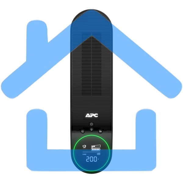 Источник бесперебойного питания APC Back-UPS Pro for Gaming, 2200VA/1320W, 230V, 4xSchuko and 2xIEC C13 outlets, RGb Lights, Data/DSL protrct, 2x Type A and 1x Type C USB, Midnight черный, 1 year warranty