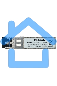 Трансивер D-Link DEM-310GT/DD, 1-port mini-GbIC LX Single-mode Fiber Transceiver (up to 10km, support 3.3V power), DDM support