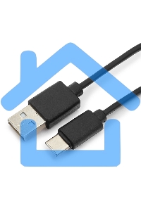 Кабель USB Гарнизон GCC-USB2-AMCM-0.3M, USB2.0 AM/ USB3.1 Type-C, 0.3м, пакет