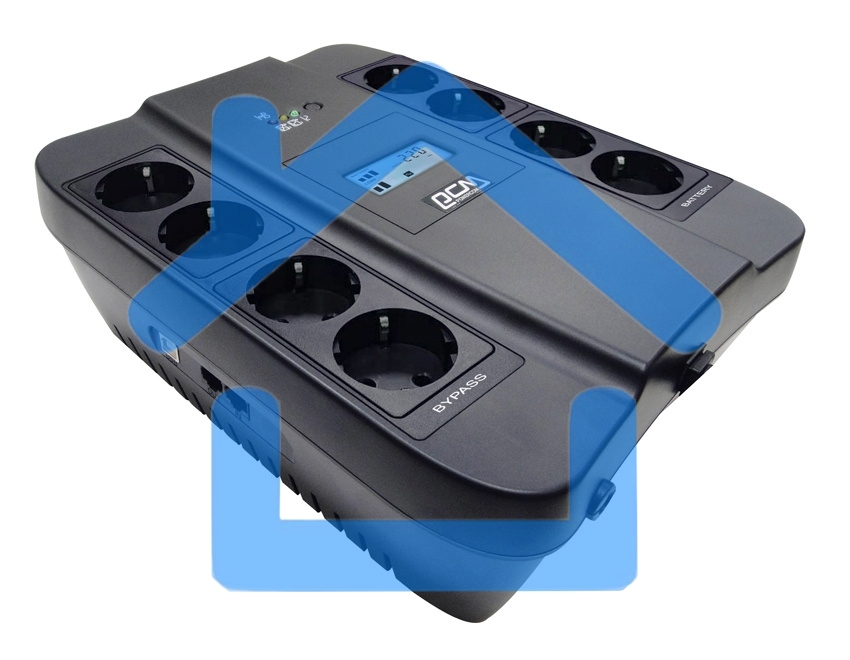 Источник бесперебойного питания Powercom Spider SPD-750U LCD 450Вт 750ВА черный