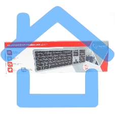 Клавиатура Gembird KBW-1 беспроводная, USB, серебристый