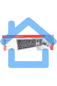 Клавиатура Gembird KBW-1 беспроводная, USB, серебристый