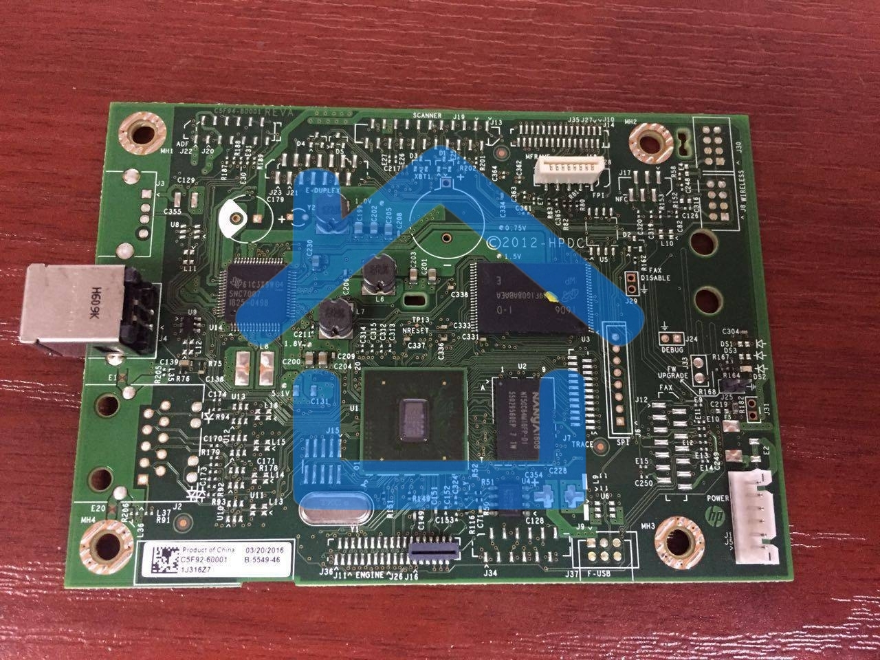 Плата форматера (не сетевая) HP LJ M402d (C5F92-60002/C5F92-60001)