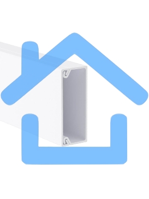 Кабель-канал 50х20 L2000 пластик TMC ДКС 00313