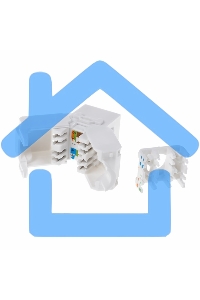 Модуль Rexant Keystone Jack RJ-45(8P8C), UTP неэкранированный, кат.5e, тип 90 градусов, самозажимной, белый