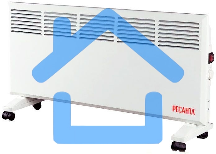 Конвектор Ресанта ОК-2000 белый, 2000 Вт, 25 м2, термостат