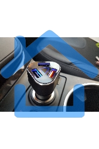 Автомобильное зарядное устройство ACD ACD-C233-X3B черный 23Вт, 3xUSB 1QC+2Smart, 3.6~12В, 3А RTL