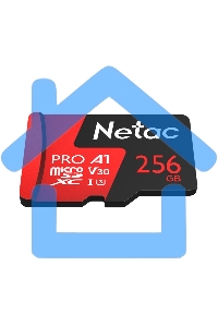 Флеш карта NeTac Карта памяти Netac MicroSD P500 Extreme Pro 256Gb, Retail version card only