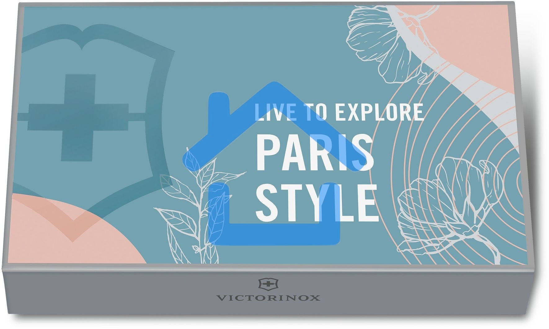 Нож перочинный Victorinox Companion Paris Style (1.3909.E221) 91мм 16функц. розовый с чехлом подар.коробка