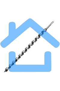 Сверло по дереву Matrix шнековое, 28 х 600 мм, 6-гранный хвостовик