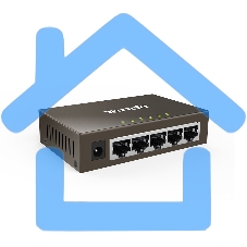 Неуправляемый коммутатор с 5 гигабитными портами.