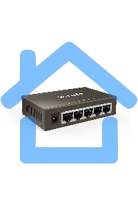 Неуправляемый коммутатор с 5 гигабитными портами.