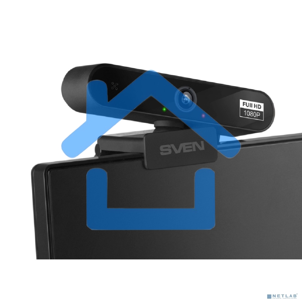 Веб-камера SVEN IC-965 HD (2 МП, 30 к/с, Full HD, SoftTouch, блист)