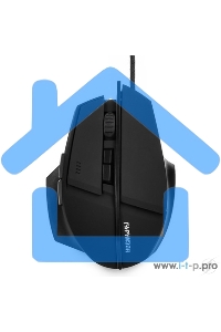 Мышь проводная Гарнизон GM-740G черный, 3200 dpi, USB, кнопки - 7