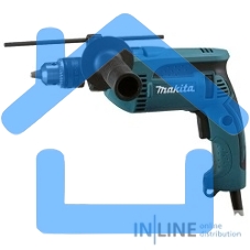 Дрель ударная Makita HP1640K 680Вт патрон:кулачковый реверс (кейс в комплекте)