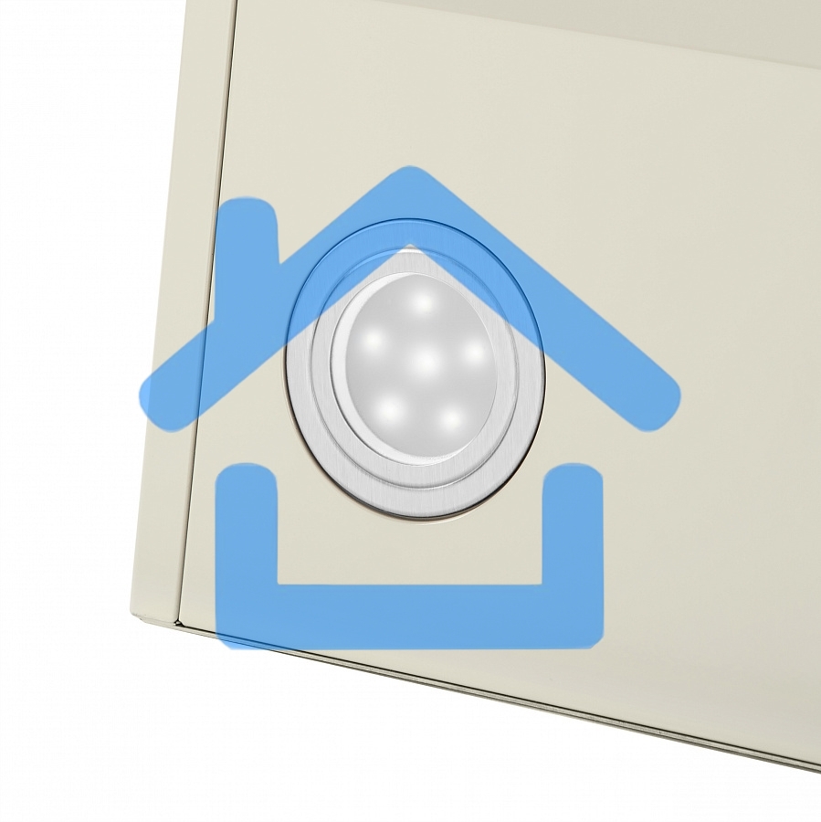 Вытяжка наклонная Maunfeld Sky Star Chef 60 бежевый, 60 см, 1000 куб. м/ч, 54 дБ