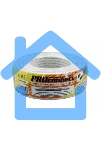 Кабель RG-6U, (48%), 75 Ом, 20м., белый 01-2205-20 PROconnect