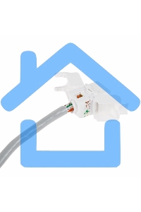 Модуль Rexant Keystone Jack RJ-45(8P8C), UTP неэкранированный, кат.5e, тип 90 градусов, самозажимной, белый