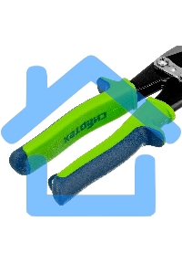 Ножницы по металлу, 250 мм, правый рез, сталь С55,двухкомпонентные рукоятки СИБРТЕХ