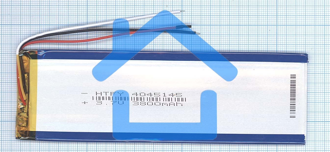 Аккумулятор Li-Pol (батарея) 4*45*145мм 3pin 3.7V/3800mAh