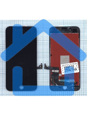 Дисплей для iPhone 7 Plus в сборе с тачскрином (AAA) черный